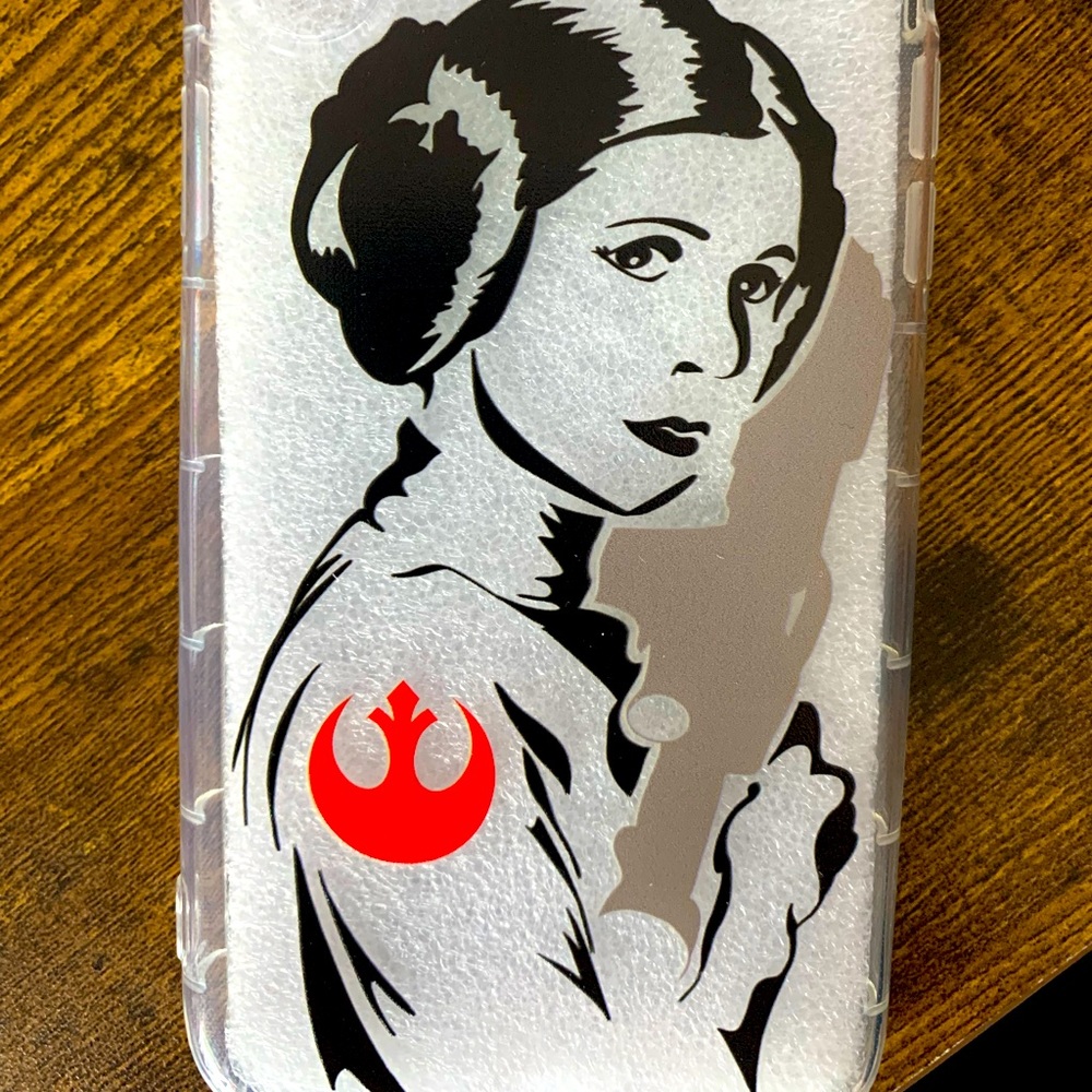 RARE Disney Star Wars Princess Leia iPhone Case
